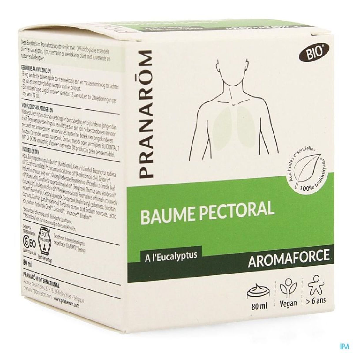 Pranarom Baume Pectoral Aromaforce Bio Ml