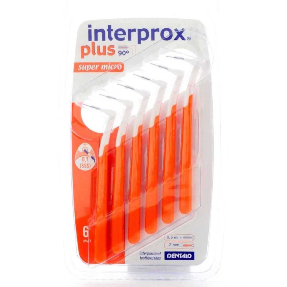 Dentaid Interprox Plus Super Micro Orange Brosse Interdentaire Pi Ces