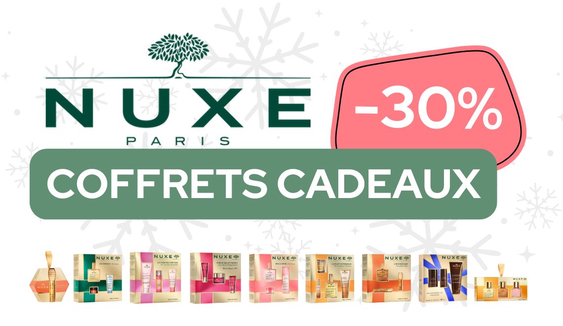 🎁 Célébrez les fêtes avec les coffrets Nuxe à prix réduit ! 🎁