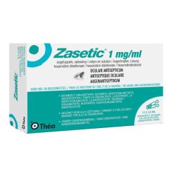 Zasetic 1mg /ml Gouttes Oculaires 10 X 0,6ml