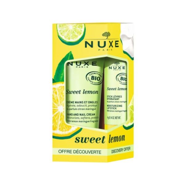 Sweet Lemon Duo Stick Lèvres 4g + Crème Mains 30ml